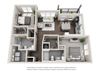 Connor 2 Bed 2 Bath Floor Plan Connor 2 Bed 2 Bath, 1,119 Sq.Ft. Floor Plan at Tomoka Pointe, Daytona Beach, FL, 32117